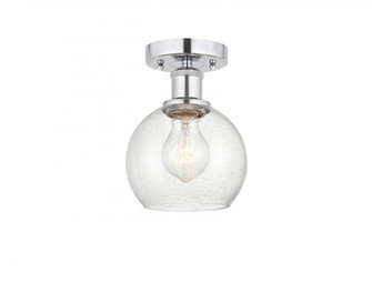 Athens - 1 Light - 6 inch - Polished Chrome - Semi-Flush Mount (3442|616-1F-PC-G124-6)