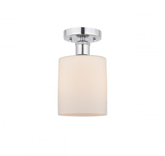 Cobbleskill - 1 Light - 5 inch - Polished Chrome - Semi-Flush Mount (3442|616-1F-PC-G111)