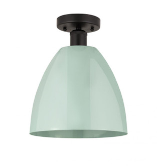 Plymouth - 1 Light - 9 inch - Oil Rubbed Bronze - Semi-Flush Mount (3442|616-1F-OB-MBD-9-SF)