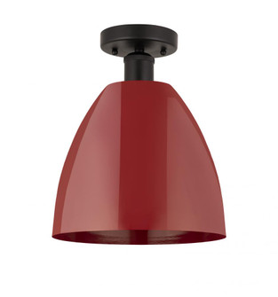 Plymouth - 1 Light - 9 inch - Oil Rubbed Bronze - Semi-Flush Mount (3442|616-1F-OB-MBD-9-RD)