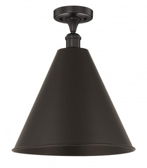 Berkshire - 1 Light - 16 inch - Oil Rubbed Bronze - Semi-Flush Mount (3442|616-1F-OB-MBC-16-OB)