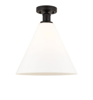 Berkshire - 1 Light - 12 inch - Oil Rubbed Bronze - Semi-Flush Mount (3442|616-1F-OB-GBC-121)