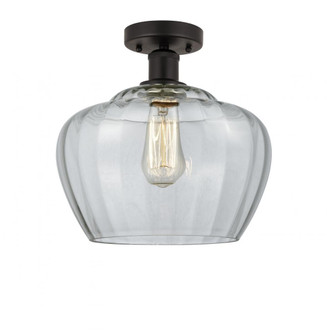Fenton - 1 Light - 11 inch - Oil Rubbed Bronze - Semi-Flush Mount (3442|616-1F-OB-G92-L)