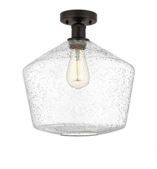 Cindyrella - 1 Light - 12 inch - Oil Rubbed Bronze - Semi-Flush Mount (3442|616-1F-OB-G654-12)