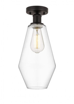 Cindyrella - 1 Light - 7 inch - Oil Rubbed Bronze - Semi-Flush Mount (3442|616-1F-OB-G652-7)