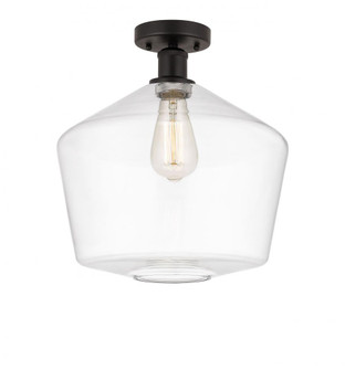 Cindyrella - 1 Light - 12 inch - Oil Rubbed Bronze - Semi-Flush Mount (3442|616-1F-OB-G652-12)