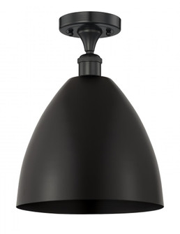 Bristol - 1 Light - 12 inch - Matte Black - Semi-Flush Mount (3442|616-1F-BK-MBD-12-BK)