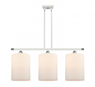 Cobbleskill - 3 Light - 36 inch - White Polished Chrome - Stem hung - Island Light (3442|516-3I-WPC-G111-L)