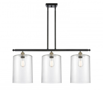 Cobbleskill - 3 Light - 36 inch - Black Antique Brass - Stem hung - Island Light (3442|516-3I-BAB-G112-L)
