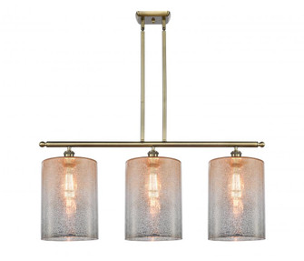 Cobbleskill - 3 Light - 36 inch - Antique Brass - Stem hung - Island Light (3442|516-3I-AB-G116-L)