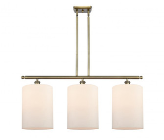 Cobbleskill - 3 Light - 36 inch - Antique Brass - Stem hung - Island Light (3442|516-3I-AB-G111-L)