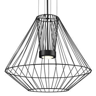 Arctic 28-in Black LED Exterior Pendant (461|EP68428-BK)