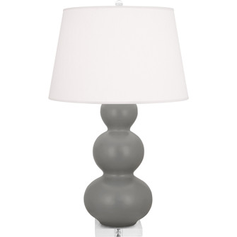 Matte Smokey Taupe Triple Gourd Table Lamp (237|MST43)