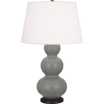 Matte Smokey Taupe Triple Gourd Table Lamp (237|MST41)