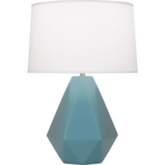 Matte Steel Blue Delta Table Lamp (237|MOB97)
