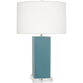 Matte Steel Blue Harvey Table Lamp (237|MOB95)