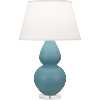 Matte Steel Blue Double Gourd Table Lamp (237|MOB62)