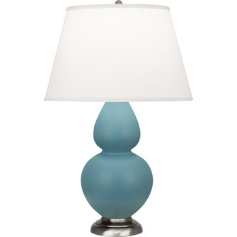 Matte Steel Blue Double Gourd Table Lamp (237|MOB59)