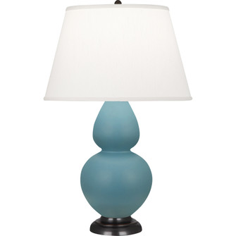 Matte Steel Blue Double Gourd Table Lamp (237|MOB57)