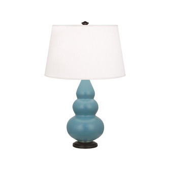 Matte Steel Blue Small Triple Gourd Accent Lamp (237|MOB31)