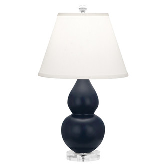 Matte Midnight Blue Small Double Gourd Accent Lamp (237|MMB53)