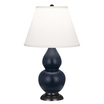 Matte Midnight Blue Small Double Gourd Accent Lamp (237|MMB51)