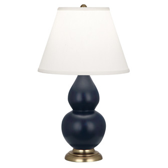 Matte Midnight Blue Small Double Gourd Accent Lamp (237|MMB50)