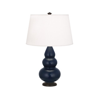 Matte Midnight Blue Small Triple Gourd Accent Lamp (237|MMB31)
