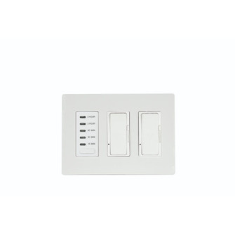 1 TIMER+2 DIMMER, COMPLETE, WH (4304|EFSWTD2)