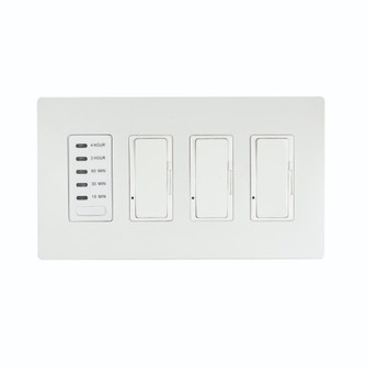 1 TIMER+3 DIMMER, COMPLETE, WH (4304|EFSWTD3)