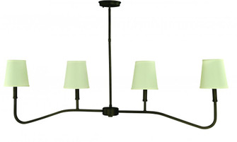 4-Light Iron Island Chandlier (84|5684 IRON)