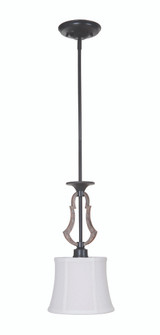 Winton 1 Light Mini Pendant in Weathered Pine/Bronze (20|35191-WP)