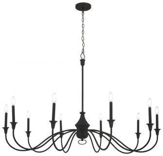 Halifax County - 10 Light, Chandelier Fixture in Metal (10|6259-076)