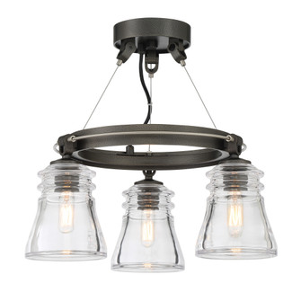 Graham Avenue - 3 Light Semi Flush (10|2735-709)