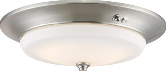 LED 20W - Flush with Frosted Glass - Brushed Nickel Finish- 120-277V - 120-277V (81|62/971)