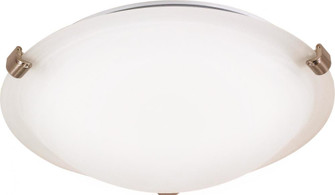 1 Light - LED Flush Fixture - Brushed Nickel Finish - Frosted Glass (81|62/1001)
