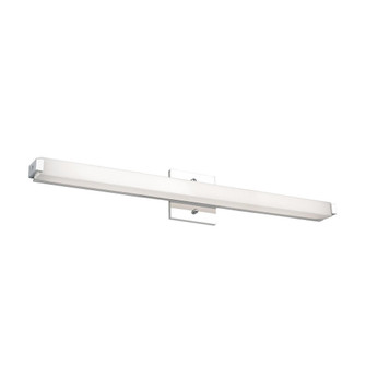 Latitude-Slim 25-in Chrome Damp-Rated Dimmable LED Vanity Light (461|VL4725-CH)