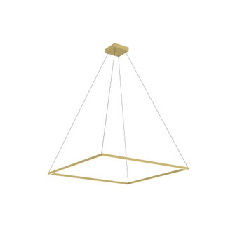 Piazza 48-in Brushed Gold LED Pendant (461|PD88148-BG)