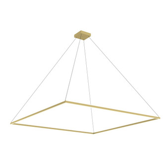 Piazza 72-in Brushed Gold Dimmable LED Pendant (461|PD88172-BG)