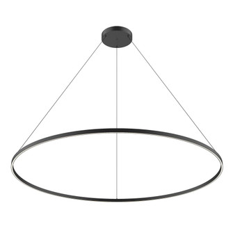 Cerchio 72-in Black LED Pendant (461|PD87772-BK)