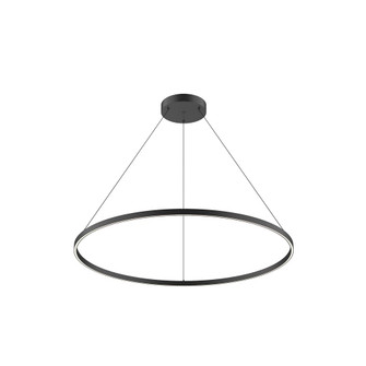 Cerchio 48-in Black LED Pendant (461|PD87748-BK)