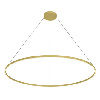 Cerchio 72-in Brushed Gold LED Pendant (461|PD87172-BG)