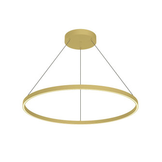 Cerchio 36-in Brushed Gold LED Pendant (461|PD87136-BG)
