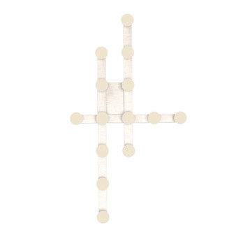 Rezz 32-in Brushed Nickel LED Flush Mount (461|FM63432-BN)