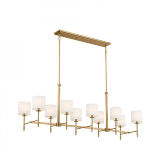 Linear Chandelier 10Lt (10687|52503BNB)
