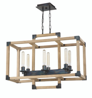 6 Light Linear Chandelier (20|41526-FSNW)