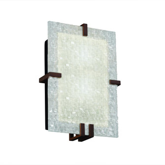 Clips Rectangle Wall Sconce (ADA) (254|3FRM-5551-TILE-DBRZ)