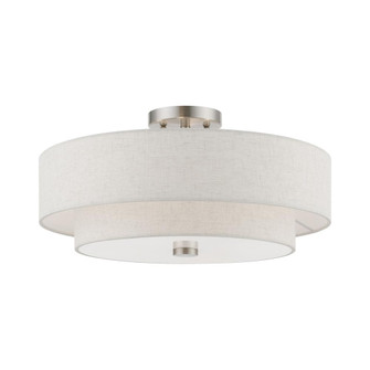 4 Light Brushed Nickel Semi-Flush (108|51085-91)