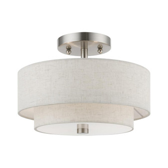 2 Light Brushed Nickel Semi-Flush (108|51082-91)