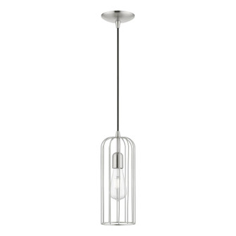 1 Light Brushed Nickel Pendant (108|49713-91)